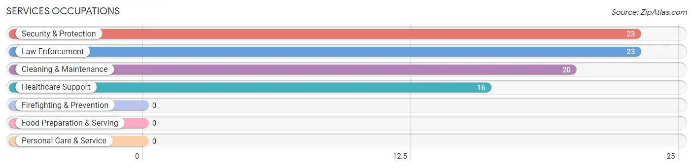 Services Occupations in Lincoln Park