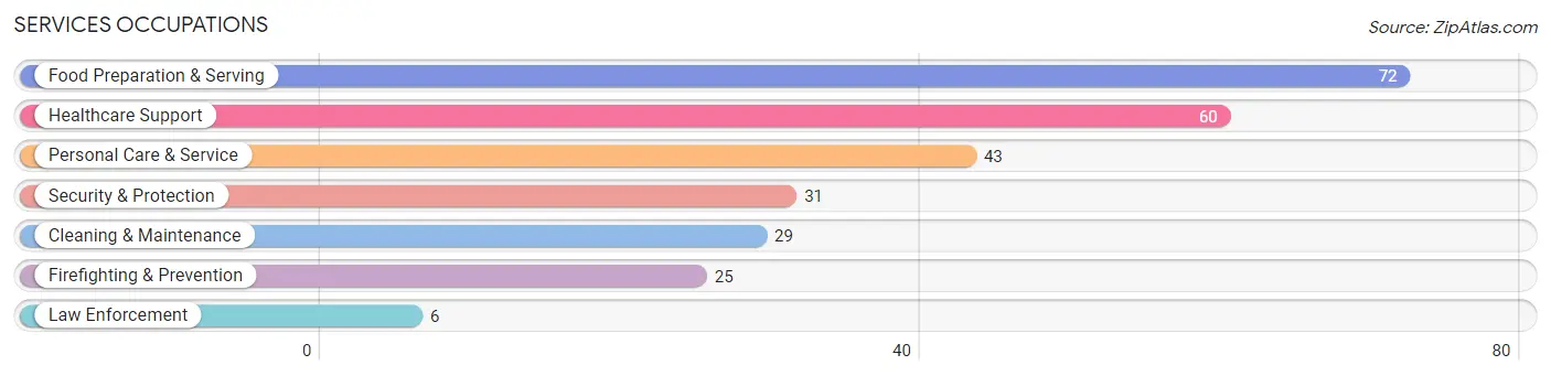 Services Occupations in Loyalhanna