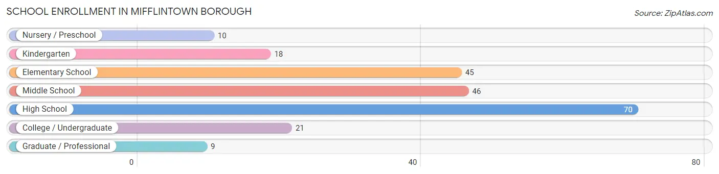 School Enrollment in Mifflintown borough