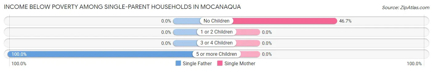 Income Below Poverty Among Single-Parent Households in Mocanaqua