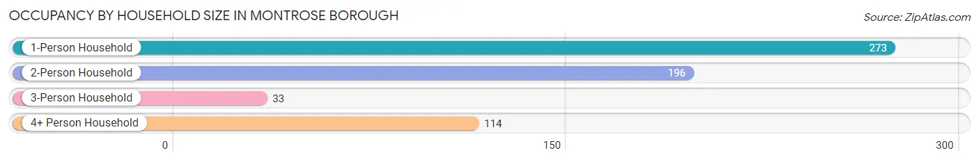 Occupancy by Household Size in Montrose borough