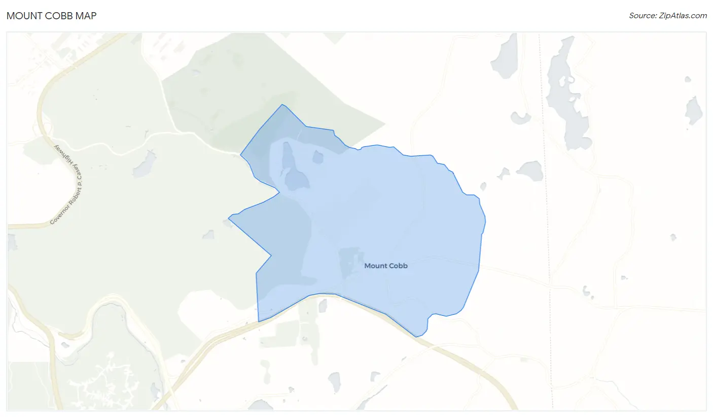 Mount Cobb Map