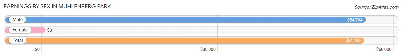 Earnings by Sex in Muhlenberg Park