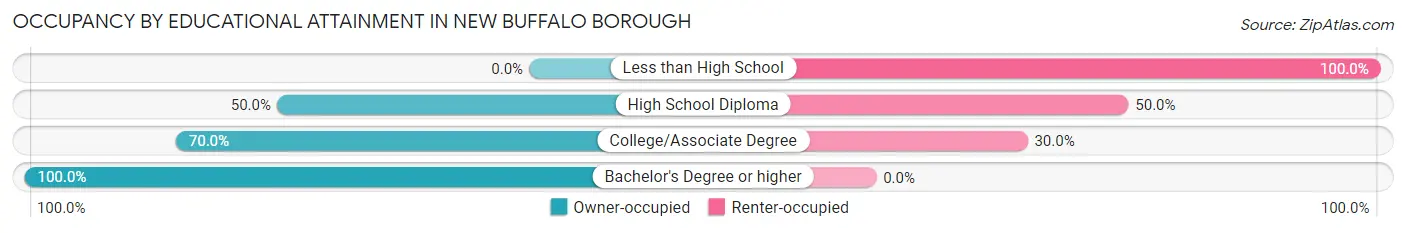 Occupancy by Educational Attainment in New Buffalo borough