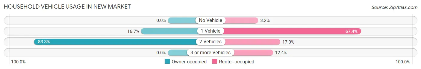 Household Vehicle Usage in New Market