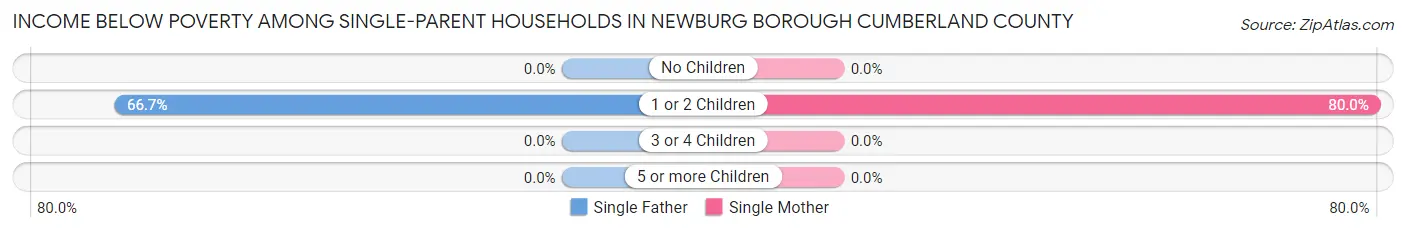Income Below Poverty Among Single-Parent Households in Newburg borough Cumberland County