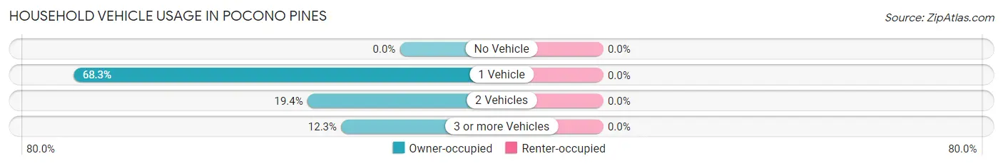 Household Vehicle Usage in Pocono Pines