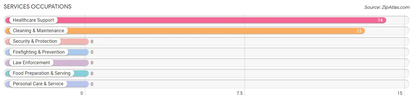 Services Occupations in Rew