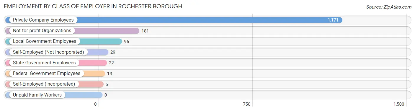Employment by Class of Employer in Rochester borough