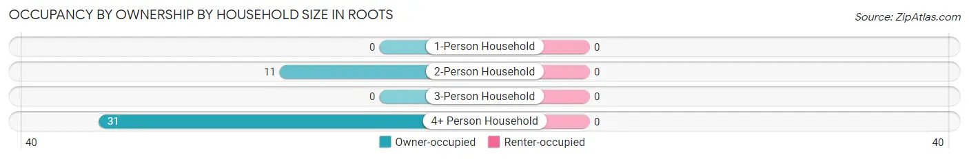 Occupancy by Ownership by Household Size in Roots
