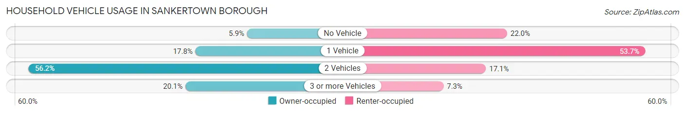 Household Vehicle Usage in Sankertown borough