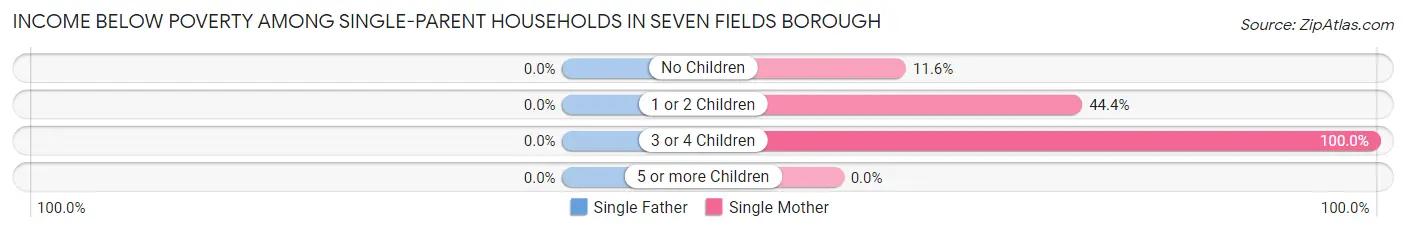 Income Below Poverty Among Single-Parent Households in Seven Fields borough