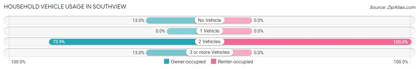 Household Vehicle Usage in Southview