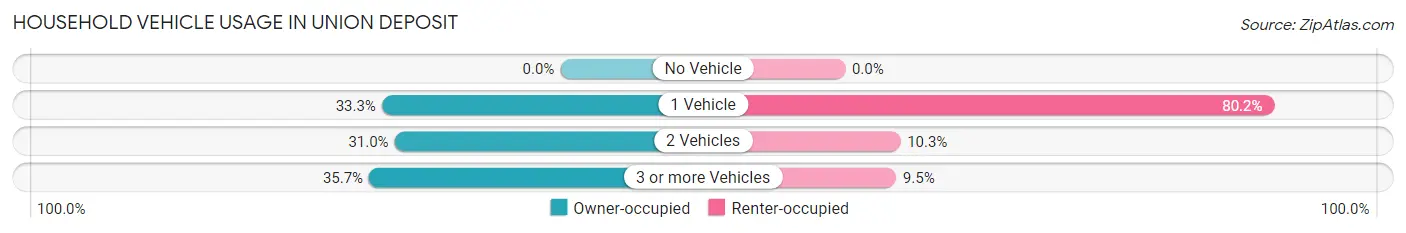 Household Vehicle Usage in Union Deposit