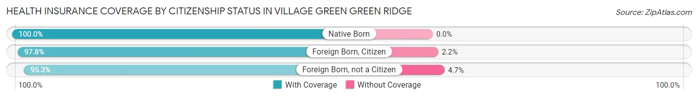 Health Insurance Coverage by Citizenship Status in Village Green Green Ridge