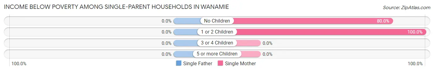 Income Below Poverty Among Single-Parent Households in Wanamie