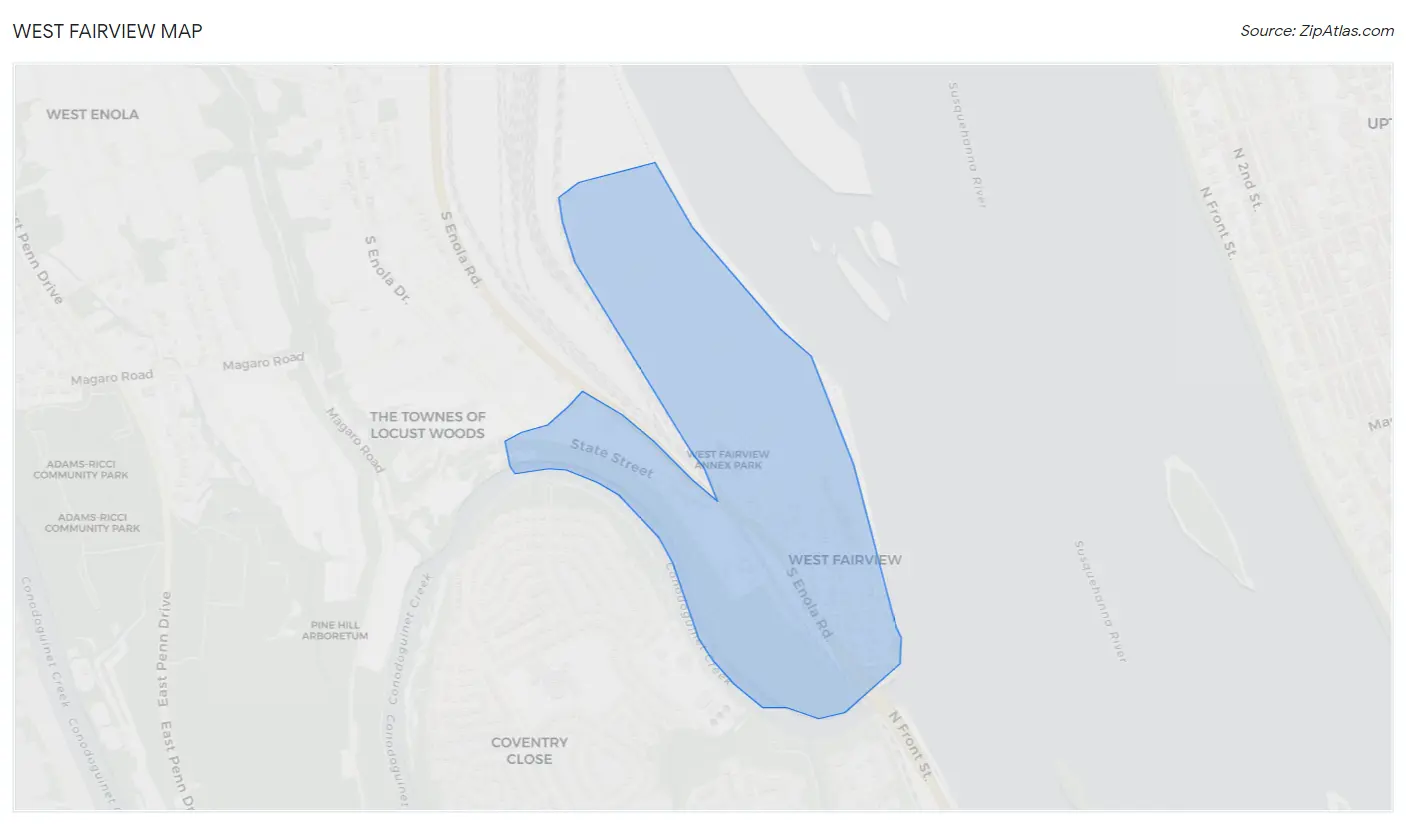 West Fairview Map