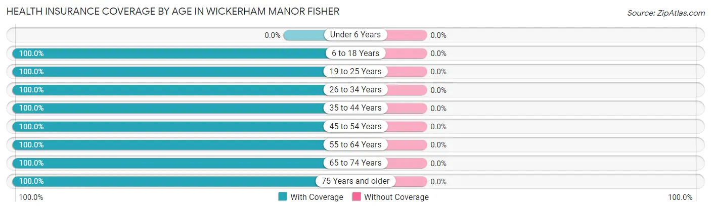 Health Insurance Coverage by Age in Wickerham Manor Fisher
