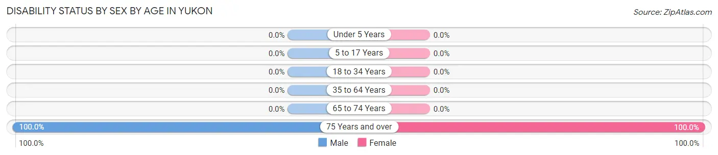Disability Status by Sex by Age in Yukon