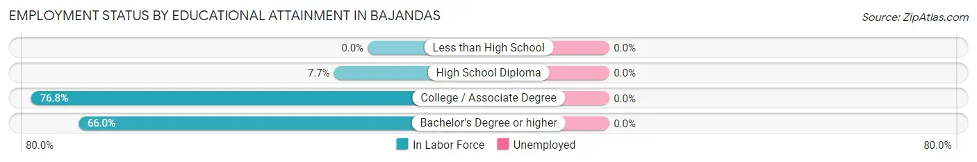 Employment Status by Educational Attainment in Bajandas