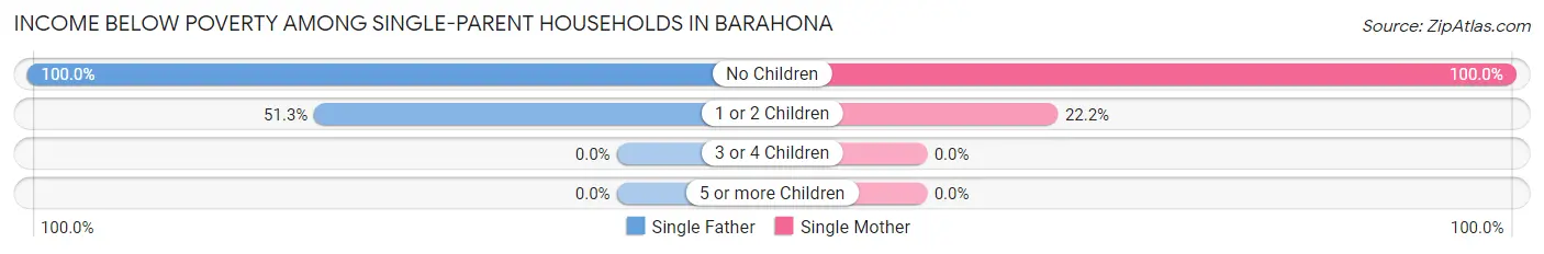Income Below Poverty Among Single-Parent Households in Barahona