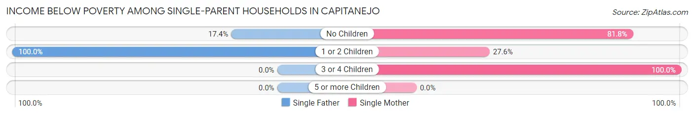 Income Below Poverty Among Single-Parent Households in Capitanejo