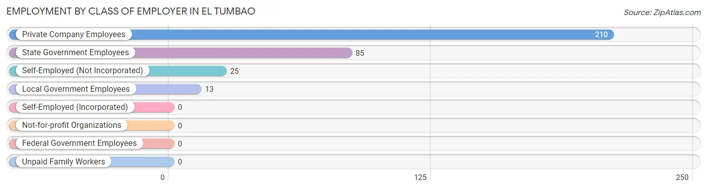 Employment by Class of Employer in El Tumbao