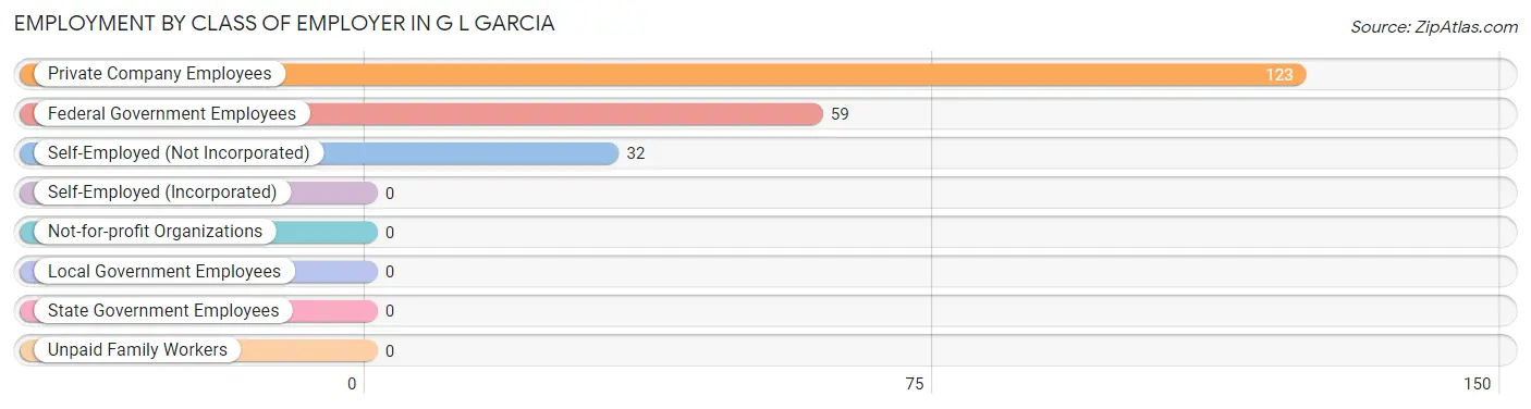 Employment by Class of Employer in G L Garcia