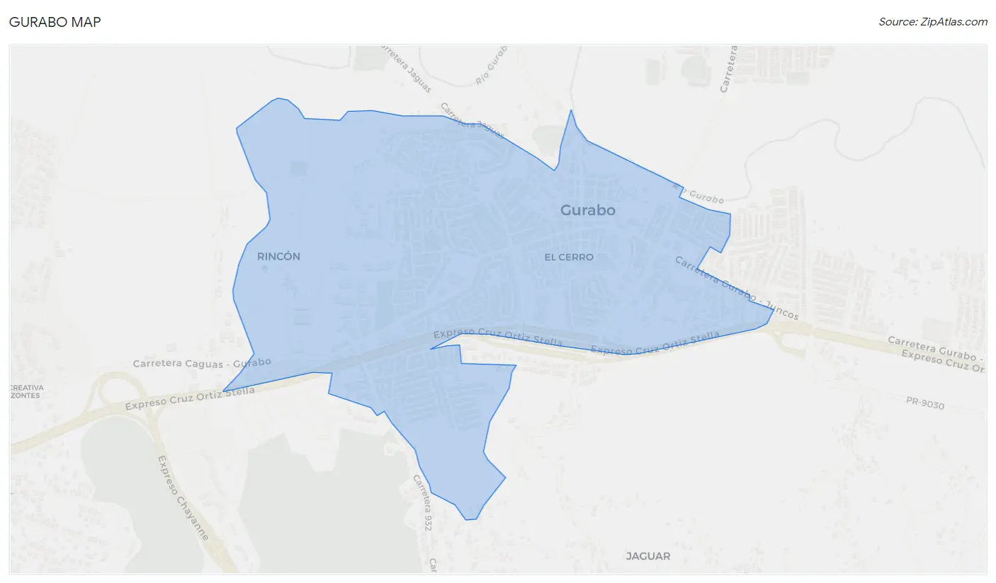 Gurabo Map