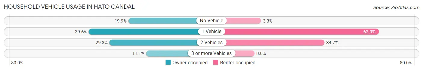 Household Vehicle Usage in Hato Candal