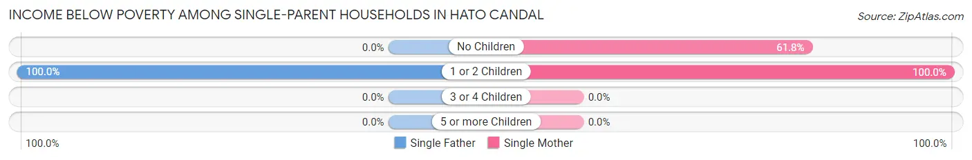 Income Below Poverty Among Single-Parent Households in Hato Candal