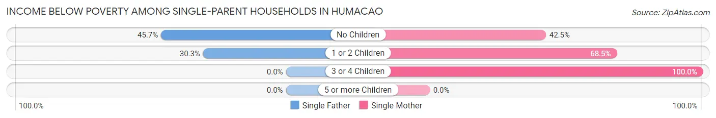 Income Below Poverty Among Single-Parent Households in Humacao