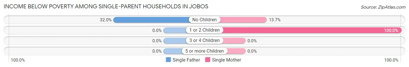 Income Below Poverty Among Single-Parent Households in Jobos