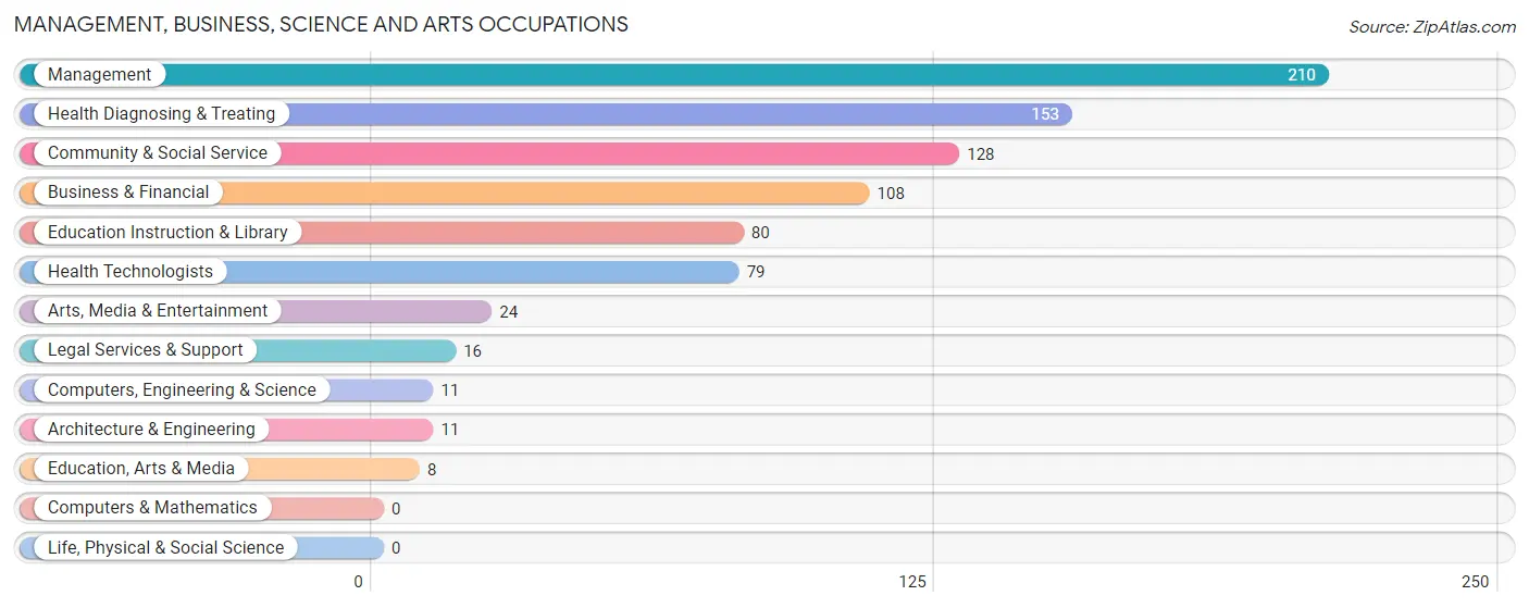 Management, Business, Science and Arts Occupations in Luquillo