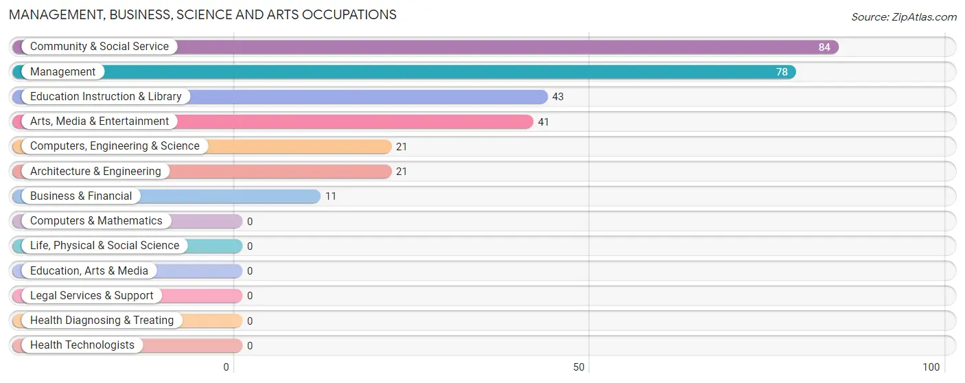 Management, Business, Science and Arts Occupations in Luyando