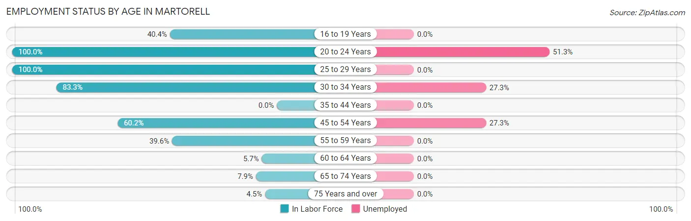 Employment Status by Age in Martorell