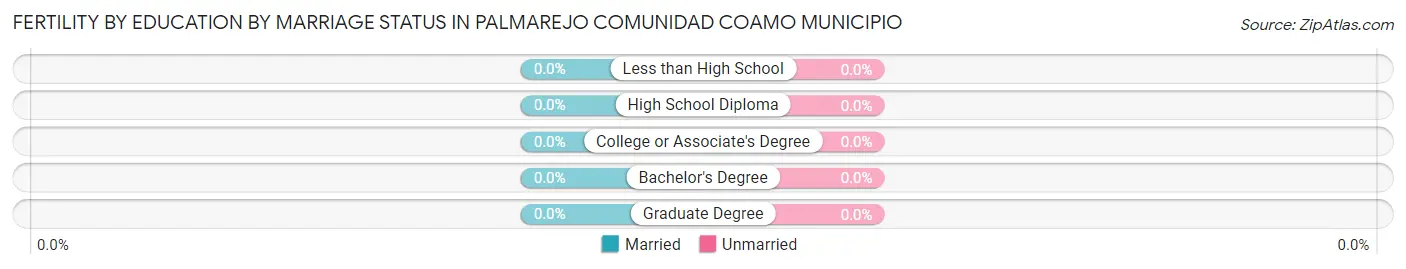 Female Fertility by Education by Marriage Status in Palmarejo comunidad Coamo Municipio