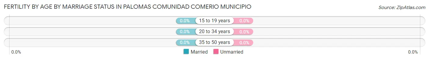 Female Fertility by Age by Marriage Status in Palomas comunidad Comerio Municipio