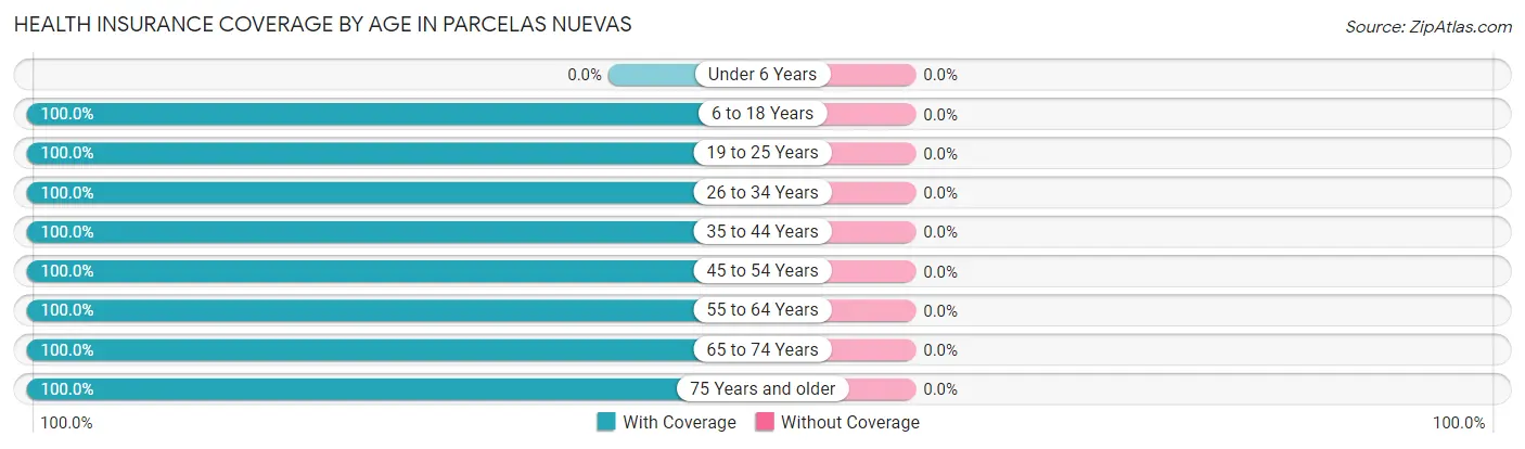 Health Insurance Coverage by Age in Parcelas Nuevas