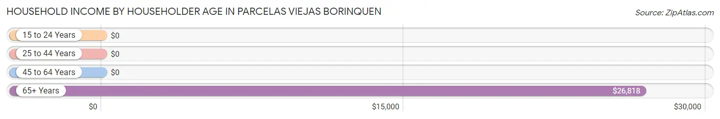 Household Income by Householder Age in Parcelas Viejas Borinquen