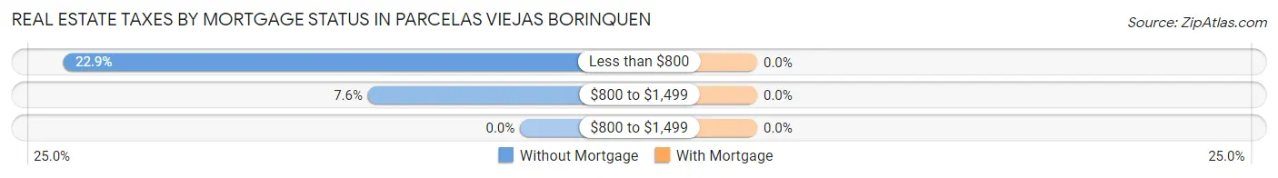 Real Estate Taxes by Mortgage Status in Parcelas Viejas Borinquen
