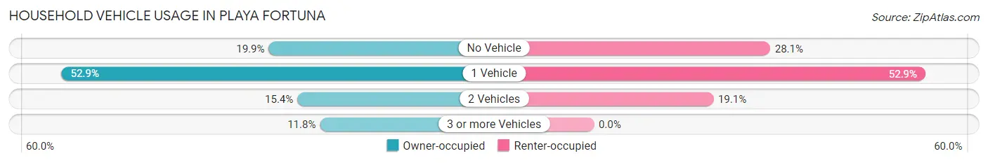 Household Vehicle Usage in Playa Fortuna