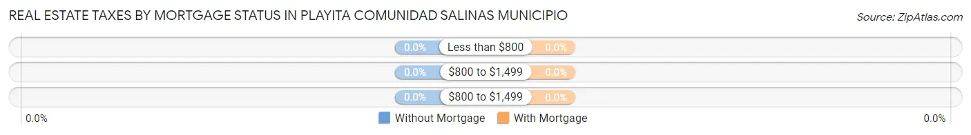 Real Estate Taxes by Mortgage Status in Playita comunidad Salinas Municipio
