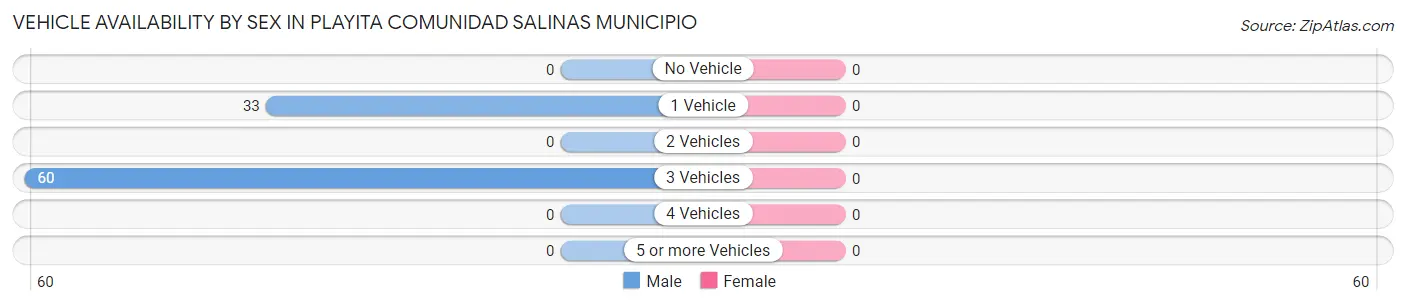 Vehicle Availability by Sex in Playita comunidad Salinas Municipio