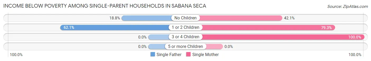 Income Below Poverty Among Single-Parent Households in Sabana Seca