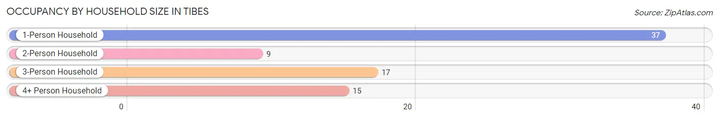 Occupancy by Household Size in Tibes