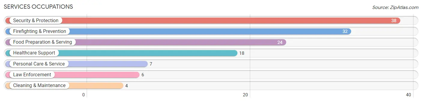 Services Occupations in Greene