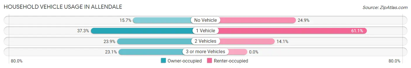 Household Vehicle Usage in Allendale