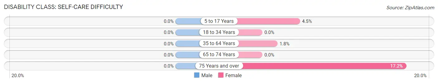 Disability in Chapin: <span>Self-Care Difficulty</span>