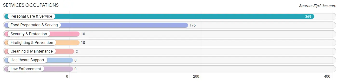 Services Occupations in Clemson University